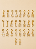 14K Gold plated - Lune Letter Charm
