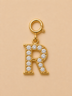 14K Gold plated - Lune Letter Charm