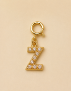 14K Gold plated - Lune Letter Charm