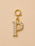 14K Gold plated - Lune Letter Charm