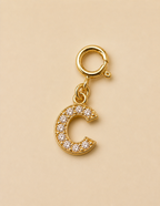 14K Gold plated - Lune Letter Charm