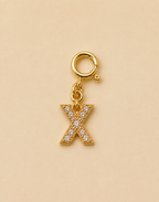 14K Gold plated - Lune Letter Charm
