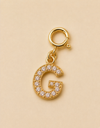 14K Gold plated - Lune Letter Charm