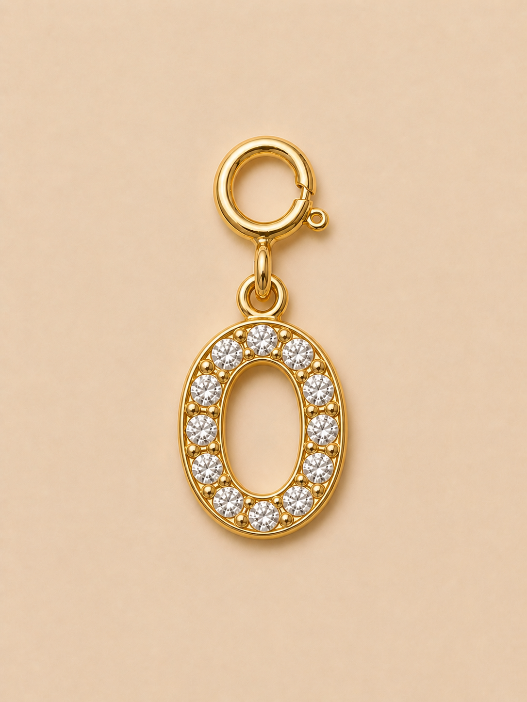 14K Gold plated - Lune Letter Charm